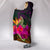 Tuvalu Hooded Blanket - Summer Hibiscus - Polynesian Pride