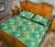 Tropical Leaves Jungle Monstera Leaf Quilt Bed Set - Polynesian Pride