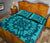 Hawaiian Quilt Turtle Pattern New Blue Quilt Bed Set - Skin Style - AH - Polynesian Pride