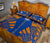 Marshall Islands Quilt Bed Set - Marshall Islands Seal & Polynesian Orange Tattoo Style - Polynesian Pride