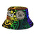 American Samoa Custom Personalised Bucket Hat - Rainbow Polynesian Pattern - Polynesian Pride