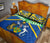 Solomon Islands Quilt Bed Set Simple Coat Of Arms Rugby - Polynesian Pride