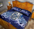 Maori Manaia The Blue Sea Quilt Bed Set, Navy - Polynesian Pride