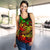 Vanuatu Polynesian Women's Racerback Tank - Reggae Shark Polynesian Tattoo - Polynesian Pride