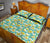 Tropical Plumeria Blue Quilt Bed Set - Polynesian Pride