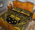 Samoa Quilt Bed Set - Samoa Coat Of Arm, Polynesian Tattoo Gold - Polynesian Pride