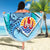 Tahiti Beach Blanket - Turtle Under The Sea Style - Polynesian Pride