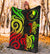 Yap Micronesian Premium Blanket - Reggae Tentacle Turtle - Polynesian Pride