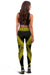 Turtle Polynesian Yellow Leggings - Diamond Style - Polynesian Pride