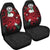 Tahiti Polynesian Car Seat - Coat of Arms with Hibiscus and Sea Turtle (Red) - Polynesian Pride