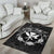 Hawaii Kanaka Turtle Hibiscus Polynesian Rug - Anthea Style White - Polynesian Pride