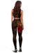 Polynesian Hawaii Kanaka Maoli Women's Leggings - Humpback Whale with Hibiscus (Golden) - Polynesian Pride