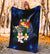 Tonga Polynesian Premium Blanket - Turtle With Plumeria Flowers - Polynesian Pride