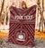 Samoa Personalised Premium Blanket - Samoa Seal In Polynesian Tattoo Style (Red) - Polynesian Pride