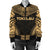 Tokelau Polynesian Chief Women'S Bomber Jacket - Gold Version - Polynesian Pride