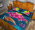 Hawaii Plumeria Kanaka Turtle Sea Quilt Bed Set - Polynesian Pride