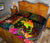 Papua New Guinea Polynesian Personalised Quilt Bed Set - Hibiscus and Banana Leaves - Polynesian Pride