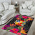 Tonga Area Rugs Hibiscus polynesian pattern - Polynesian Pride