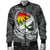 Guam Men's Bomber Jacket - Polynesian Turtle Style - Polynesian Pride