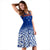 Samoa Women's Dress - Polynesian Fog Blue - Polynesian Pride