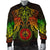 American Samoa Polynesian Bomber Jacket (Men) - Reggae Turtle Manta Ray - Polynesian Pride