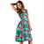 Hawaii Tropical Strelitzia Blue Midi Dress - Polynesian Pride