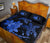 Hawaii Polynesian Turtle Plumeria Quilt Bed Set - Pog Style Blue - Polynesian Pride