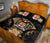 Fiji Polynesian Quilt Bed Set Hibiscus Gold - Polynesian Pride