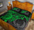 Pohnpei Polynesian Quilt Bed Set - Pohnpei Flag & Green Turtle Hibiscus - Polynesian Pride