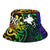 Papua New Guinea Bucket Hat - Rainbow Polynesian Pattern - Polynesian Pride