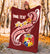 Tonga Personalised Premium Blanket - Tonga Coat Of Arms With Polynesian Patterns - Polynesian Pride