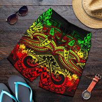 Samoa Men's Shorts - Reggae Shark Polynesian Tattoo Reggae - Polynesian Pride