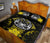 Marquesas Islands Polynesian Quilt Bed Set Hibiscus Yellow - Polynesian Pride