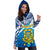 Tuvalu Rugby Women Hoodie Dress Polynesian Flag - Polynesian Pride