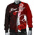 Yap Micronesia Custom Personalised Men's Bomber Jacket - Coat Of Arm With Hibiscus - Polynesian Pride