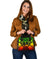 Guam Polynesian Shoulder Handbag - Guam Reggae Seal with Polynesian Tattoo - Polynesian Pride