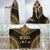 Society Islands Polynesian Chief Hooded Blanket - Gold Version - Polynesian Pride