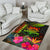 Tuvalu Polynesian Area Rug - Hibiscus and Banana Leaves - Polynesian Pride