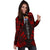 Tahiti Hoodie Dress - Polynesian Tattoo Red - Polynesian Pride