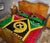 Polynesian Vanuatu Custom Personalised Quilt Bed Set - Vanuatu Flag and Coat Of Arms - Polynesian Pride