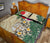 Fiji Polynesian Quilt Bed Set - Hibiscus Turtle Tattoo Beige - Polynesian Pride