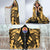 Tahiti Hooded Blanket - Polynesian Tattoo Gold - Polynesian Pride