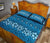 Fiji Polynesian Quilt Bed Set Tapa Hibiscus Blue - Polynesian Pride