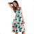 Hawaii Palm Green Color Midi Dress - Polynesian Pride