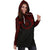 Niue Women Hoodie Dress - Niue Coat Of Arms Polynesian Red Black - Polynesian Pride