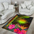 Marshall Islands Polynesian Area Rug - Hibiscus and Banana Leaves - Polynesian Pride