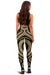 Wallis and Futuna Women's Leggings - Gold Tentacle Turtle - Polynesian Pride