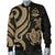 Vanuatu Men's Bomber Jacket - Gold Tentacle Turtle - Polynesian Pride