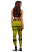 Polynesian Tattoo Tribal Yellow Hawaii Women's Leggings AH - Polynesian Pride