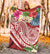 Polynesian American Samoa Premium Blanket - Summer Plumeria (Red) - Polynesian Pride